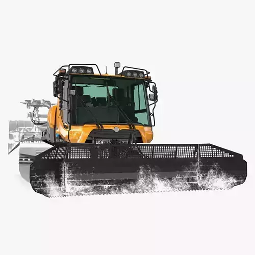 Snowy Groomer Generic Rigged 3D model