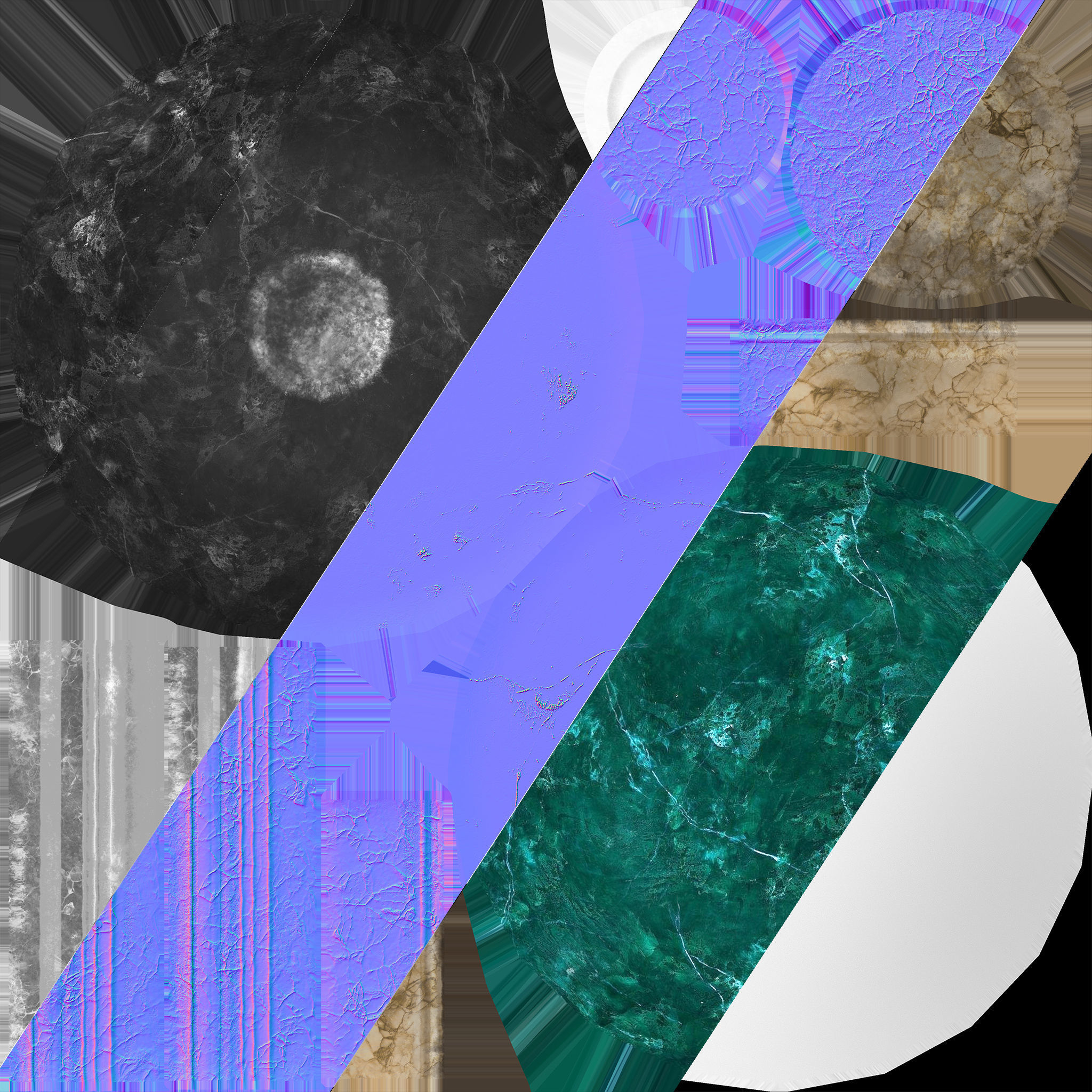 Fortune Teller Set Low-poly 3D model_18