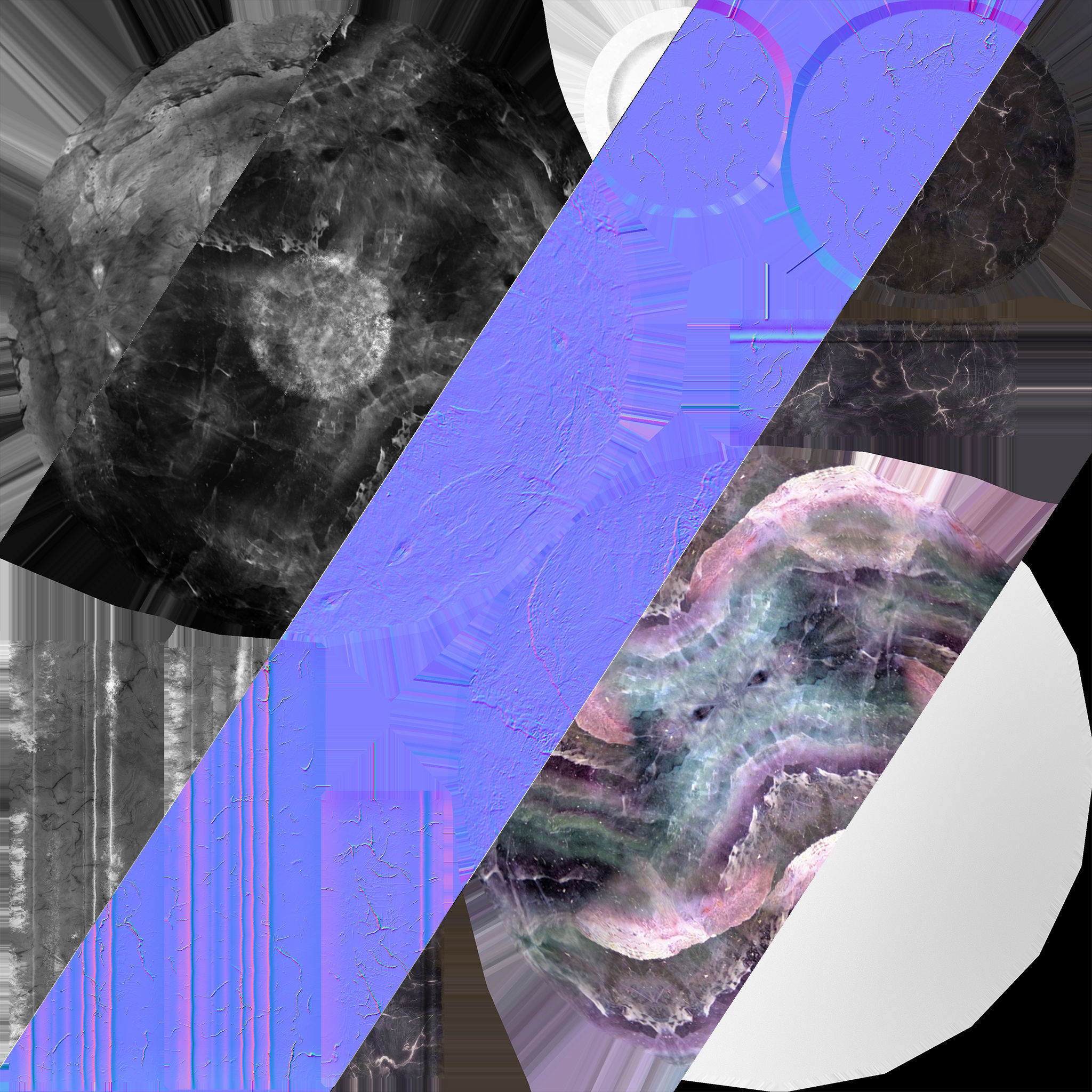 Fortune Teller Set Low-poly 3D model_20