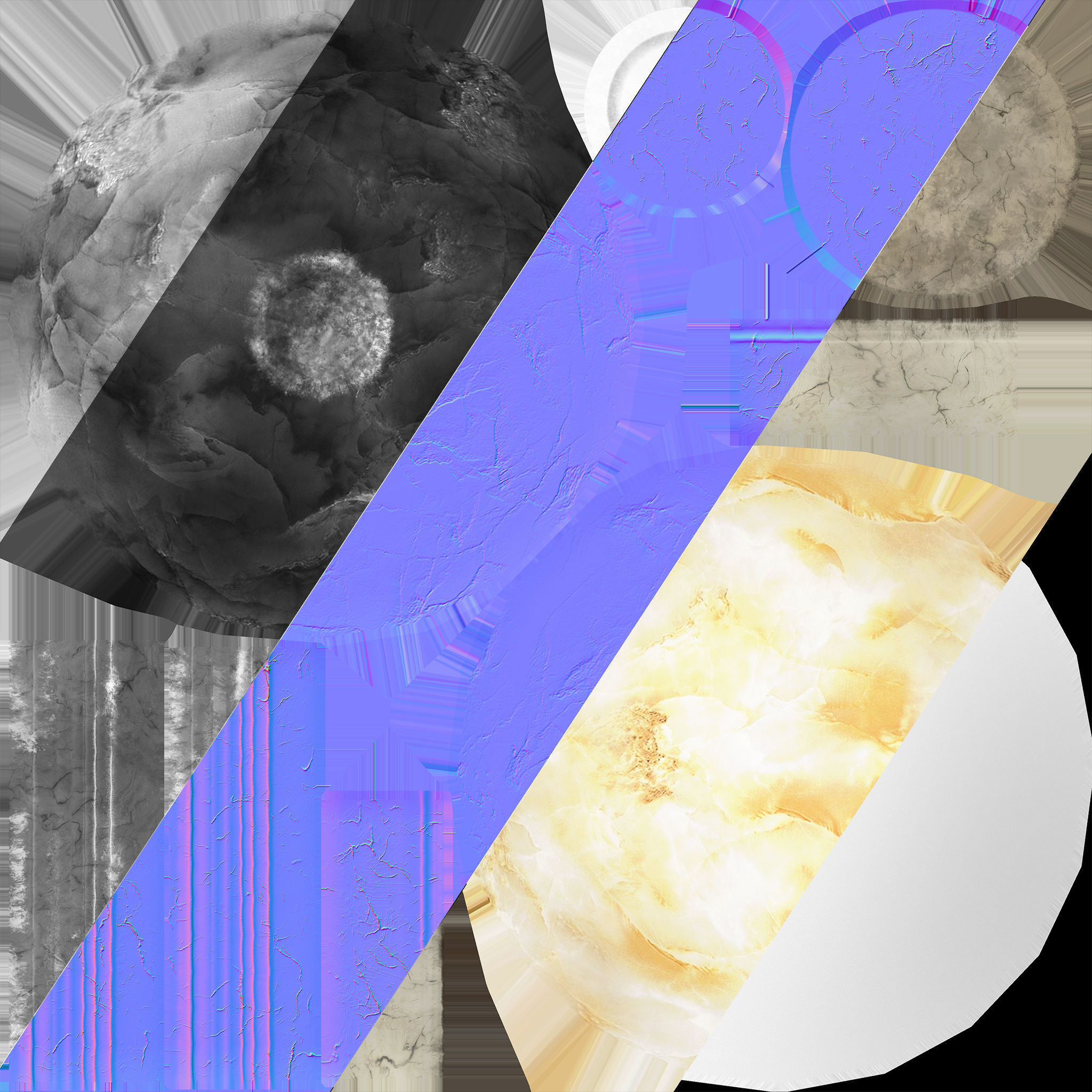 Fortune Teller Set Low-poly 3D model_17