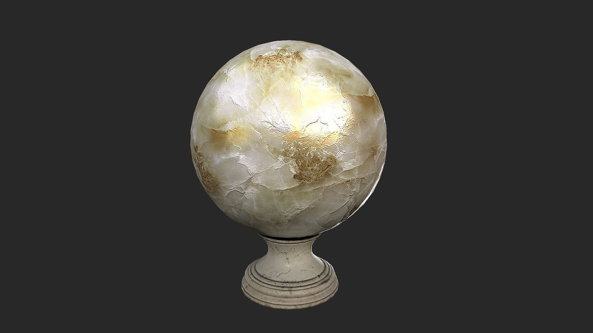 Fortune Teller Set Low-poly 3D model_14