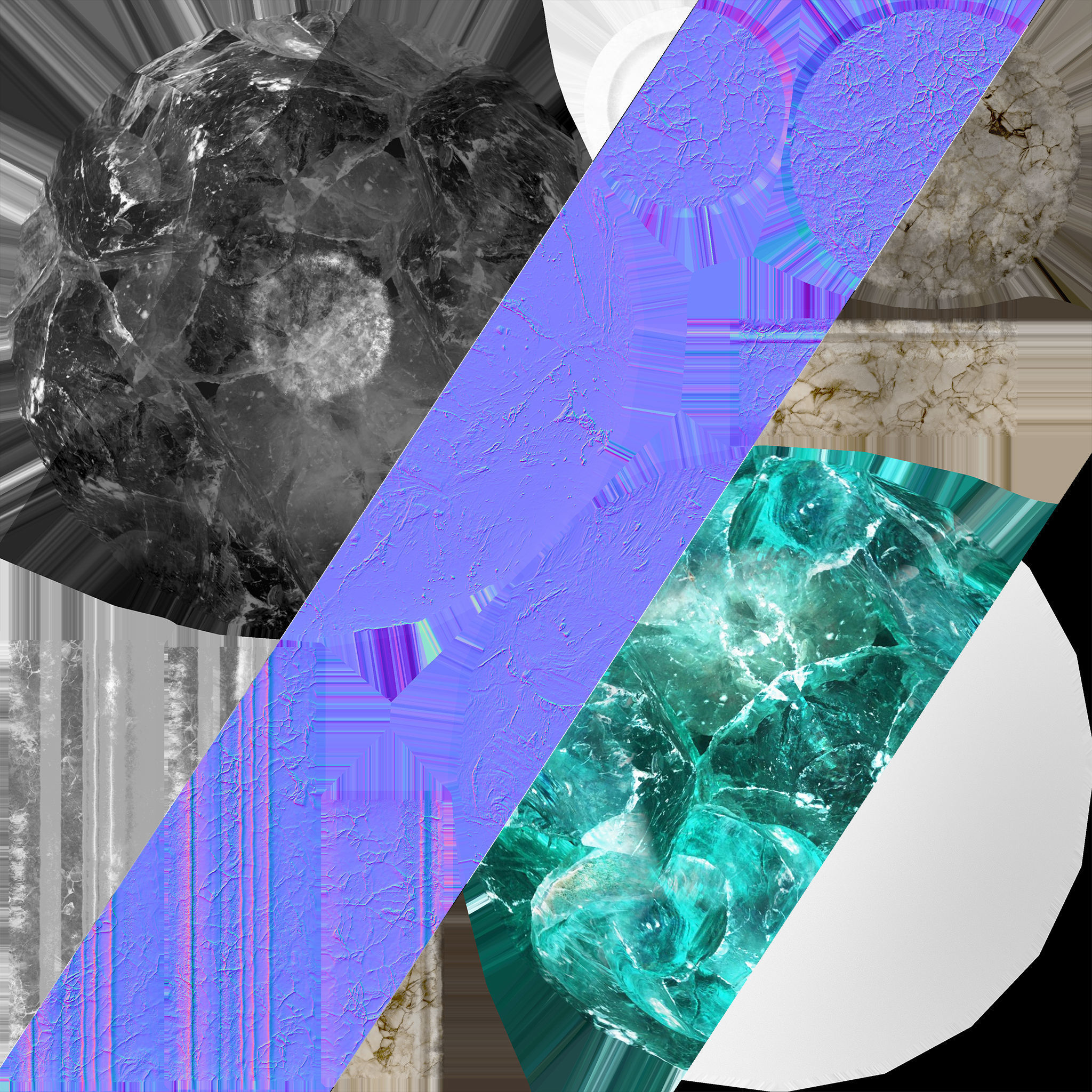 Fortune Teller Set Low-poly 3D model_19