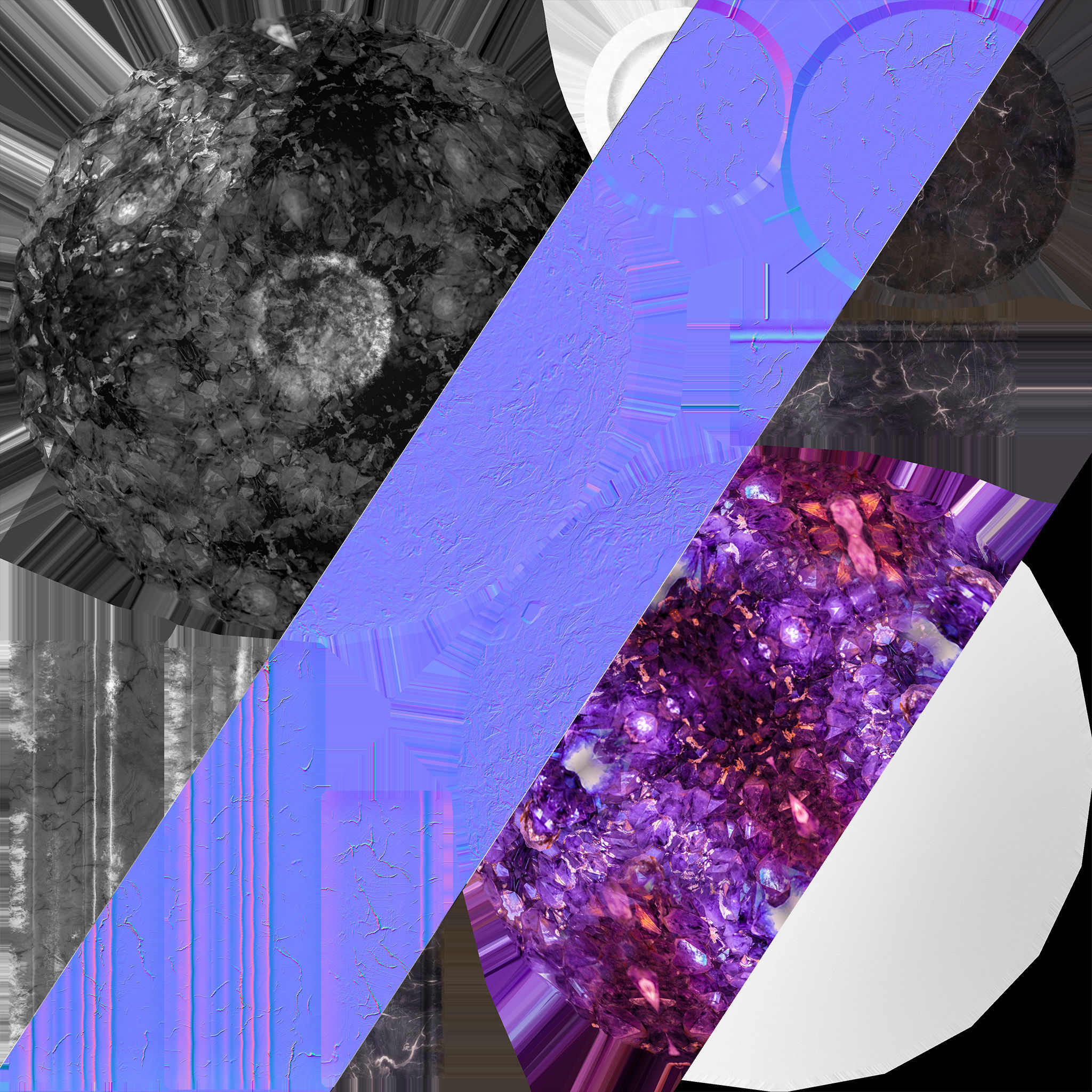 Fortune Teller Set Low-poly 3D model_21