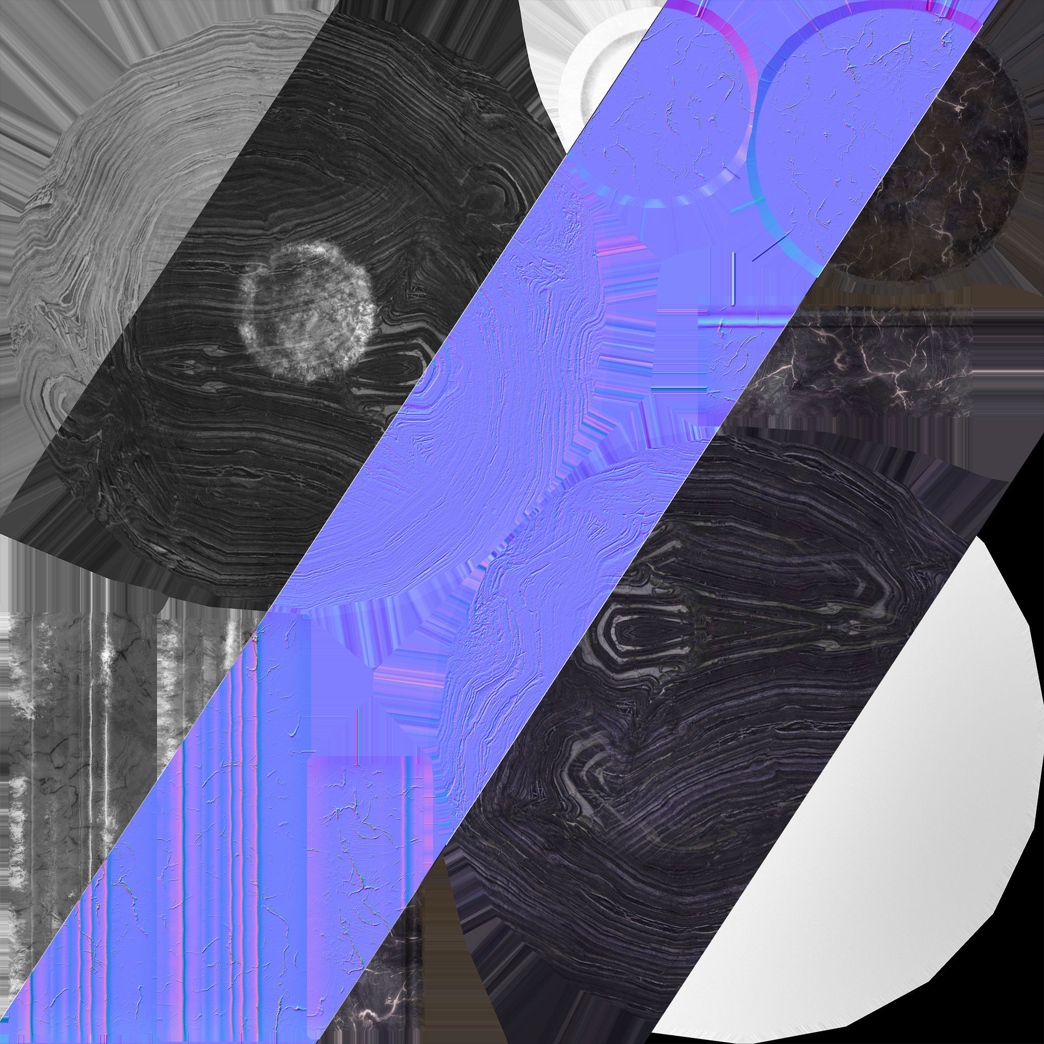 Fortune Teller Set Low-poly 3D model_15