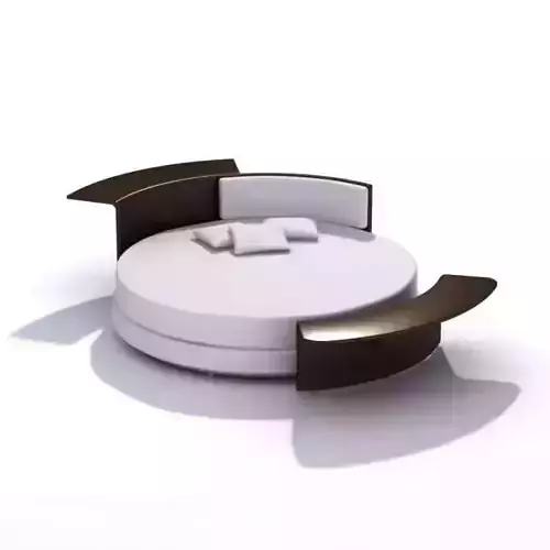 Sleek Modern Circular Bed