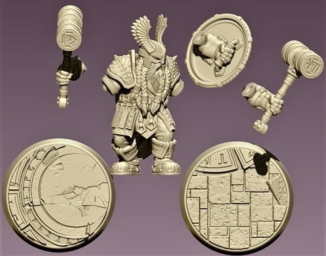 DWARF Soldier 3D print model