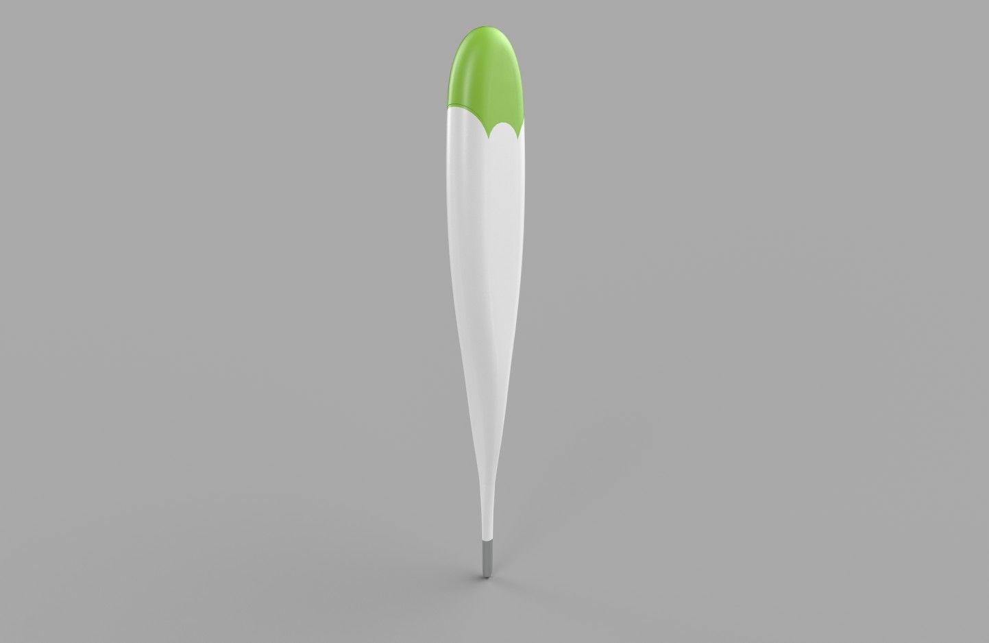 Digital Thermometer M2 Low-poly 3D model_6