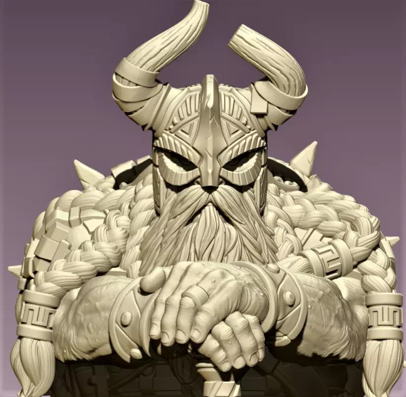 DWARF GUARD 3D print model_0