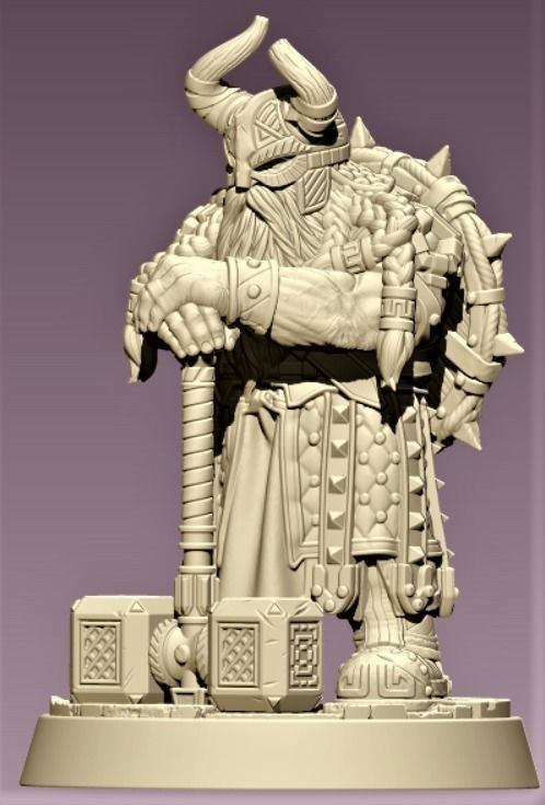DWARF GUARD 3D print model_6