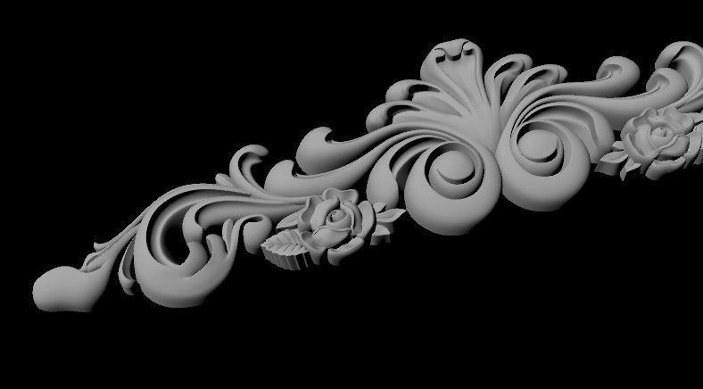 dekor ornate design 3D model_3