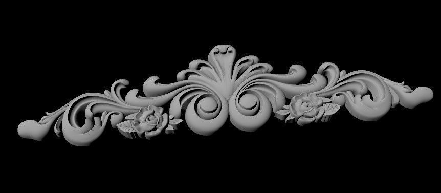 dekor ornate design 3D model_2