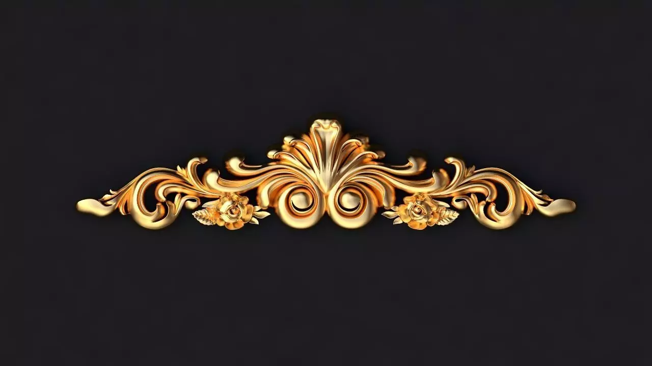 dekor ornate design 3D model_0