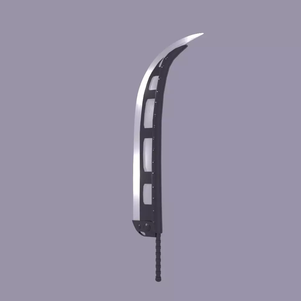 Sword samurai 3D model_0