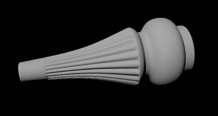leg High quality 3d models for processing on a cnc machine  3D model_1