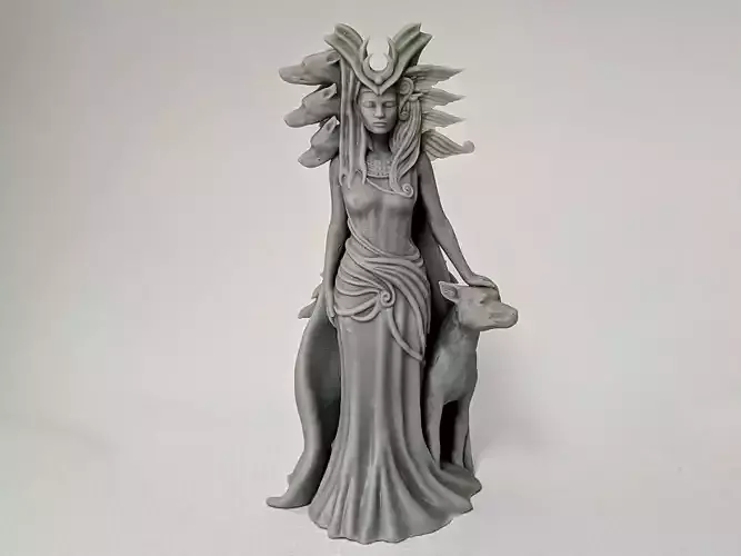 Hecate Goddess Statue 