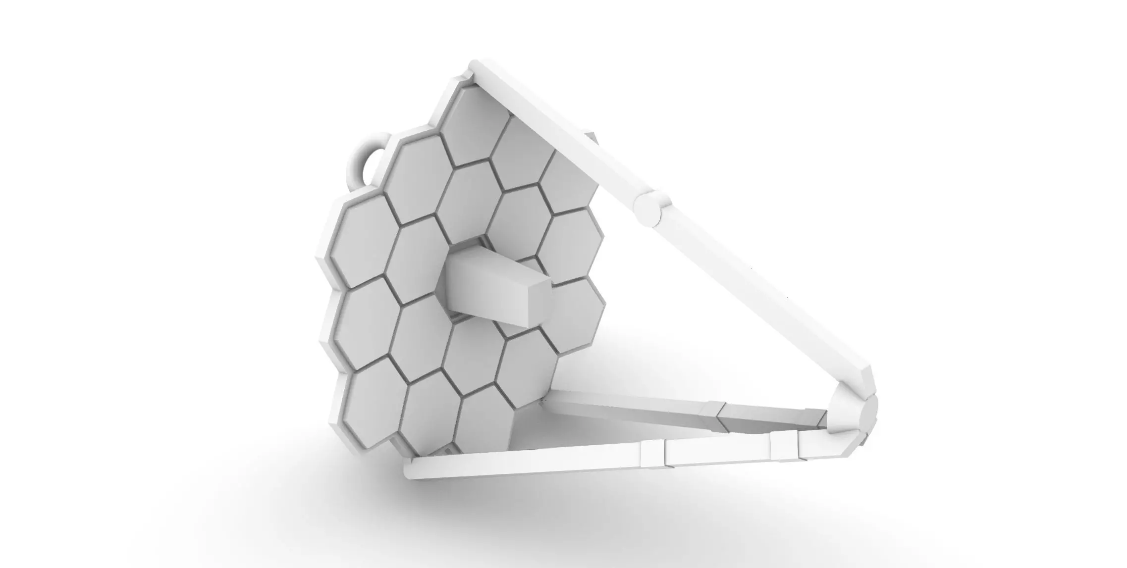 James Webb Space Telescope JWST Pendant 3D print model_0
