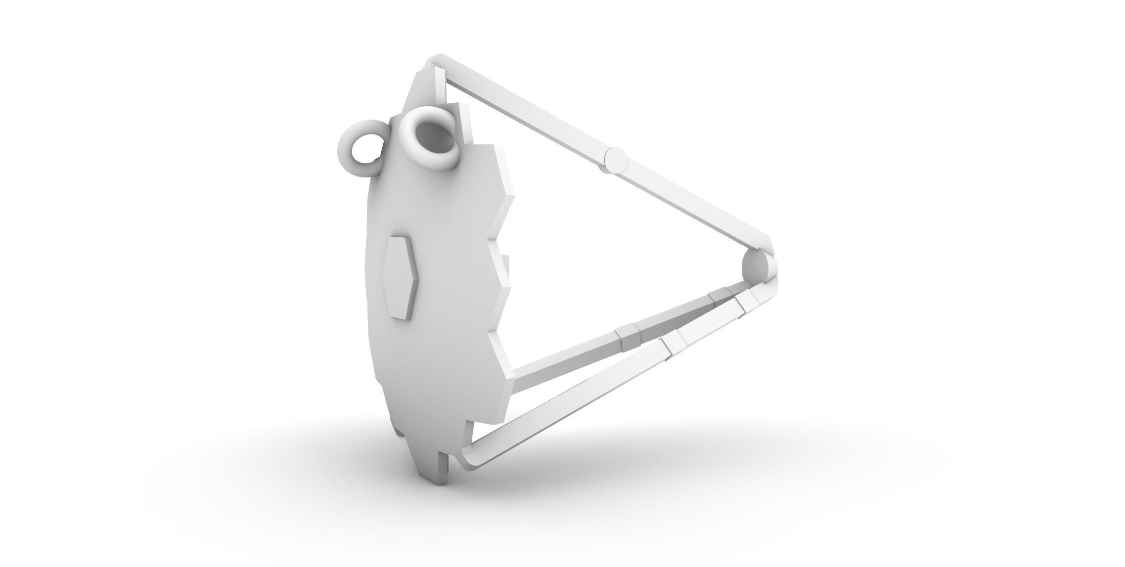 James Webb Space Telescope JWST Pendant 3D print model_5