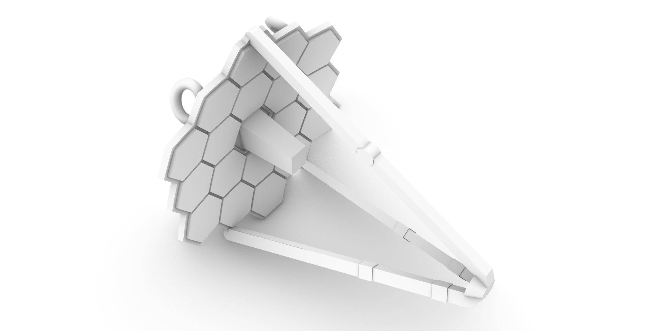James Webb Space Telescope JWST Pendant 3D print model_8