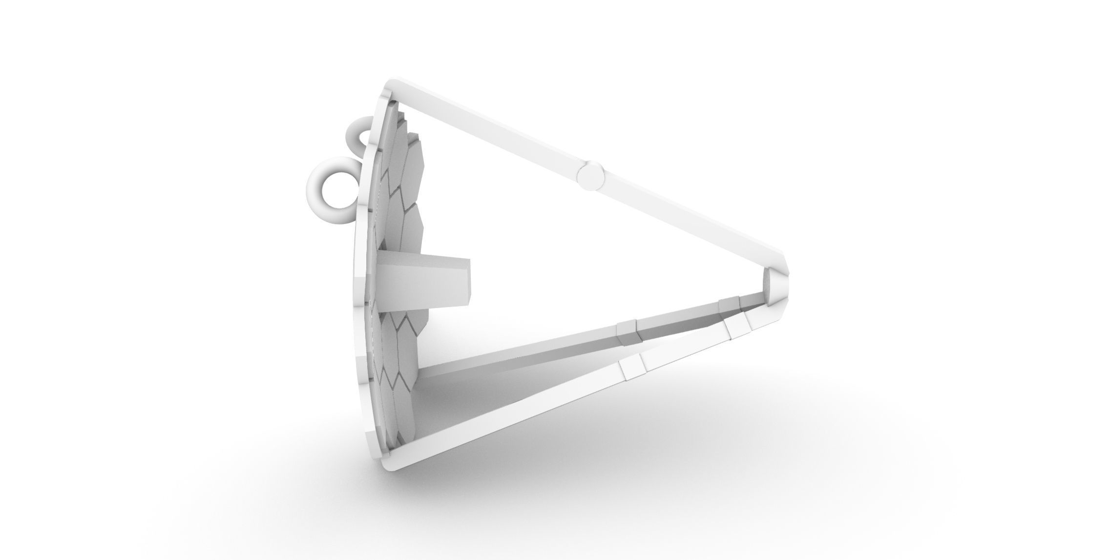 James Webb Space Telescope JWST Pendant 3D print model_4