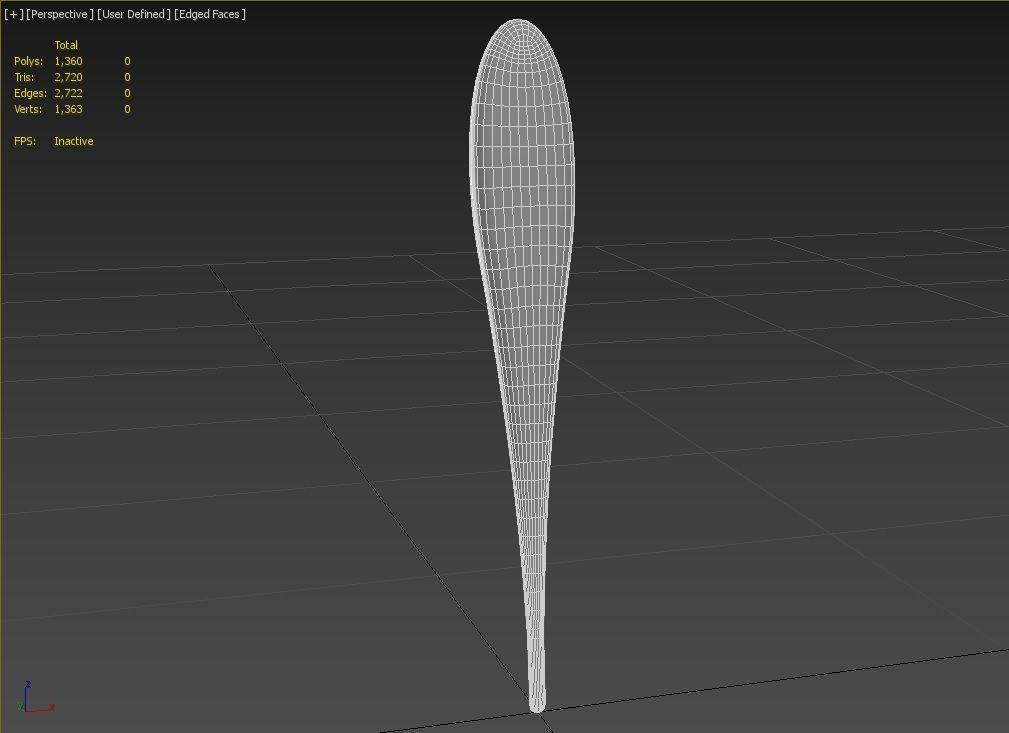 Digital Thermometer M4 Low-poly 3D model_17