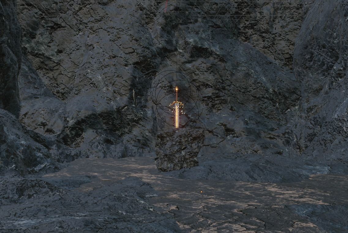 Sword Cave 3D model_12