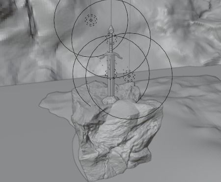 Sword Cave 3D model_8