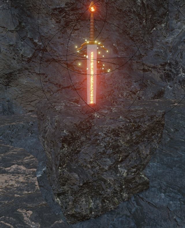 Sword Cave 3D model_14