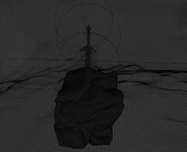 Sword Cave 3D model_16