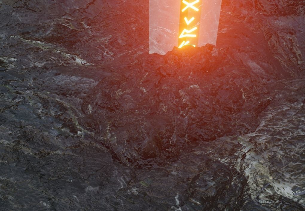 Sword Cave 3D model_3