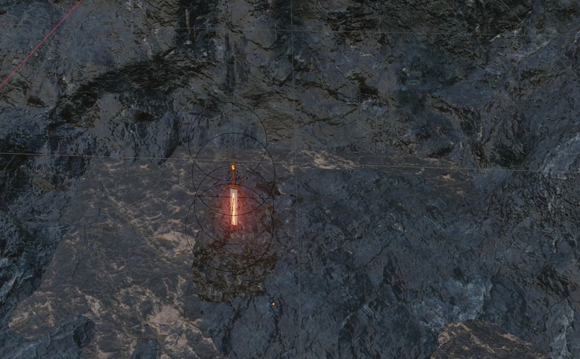 Sword Cave 3D model_9