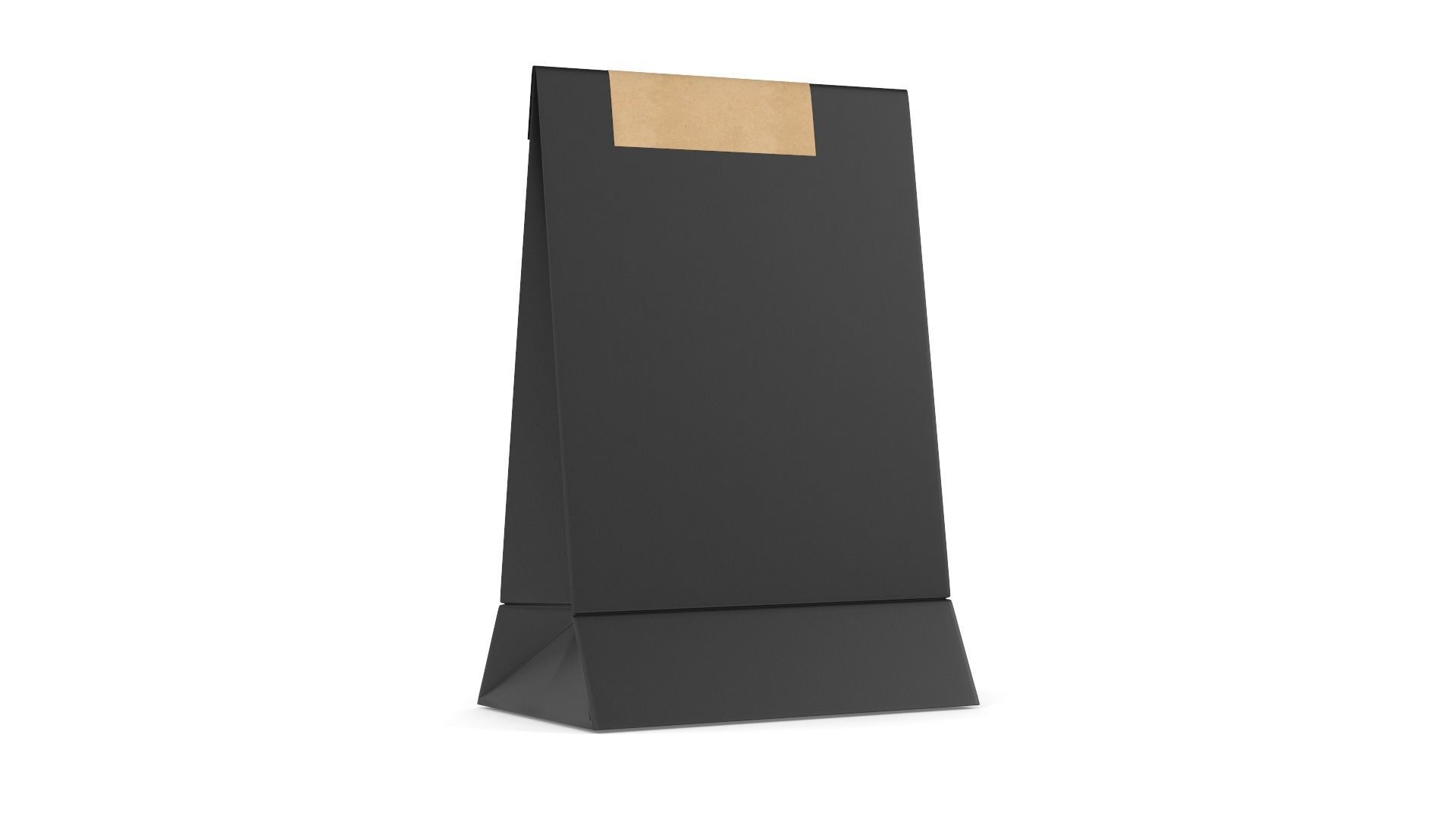 Black Coffee Cup 3D model_4