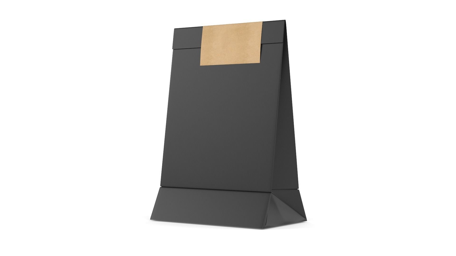 Black Coffee Cup 3D model_2