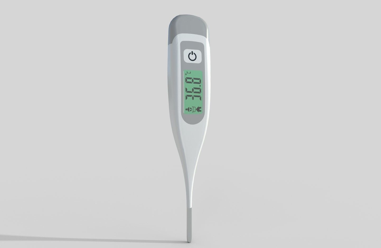 Digital Thermometer M5 Low-poly 3D model_18