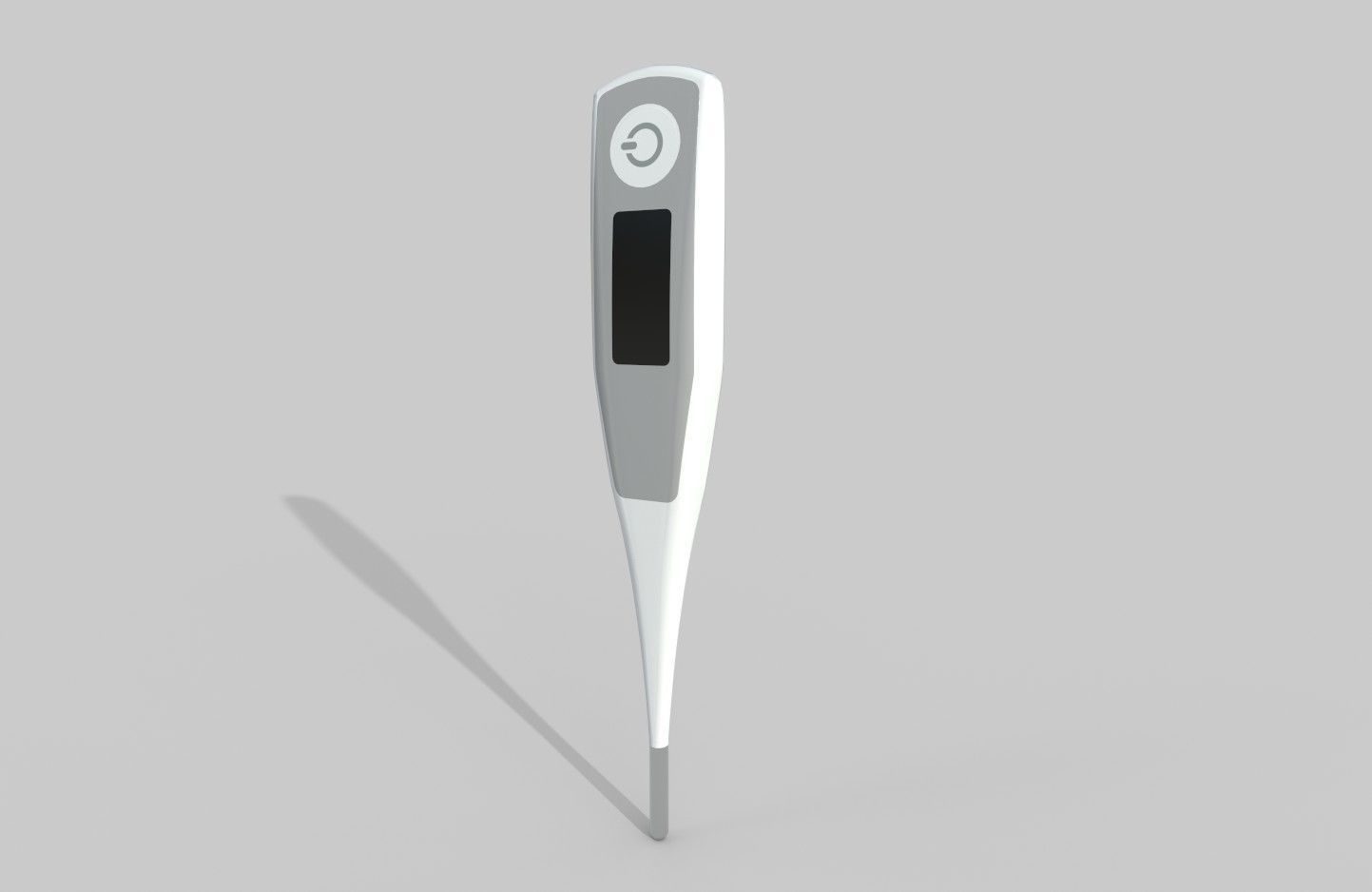 Digital Thermometer M8 Low-poly 3D model_20