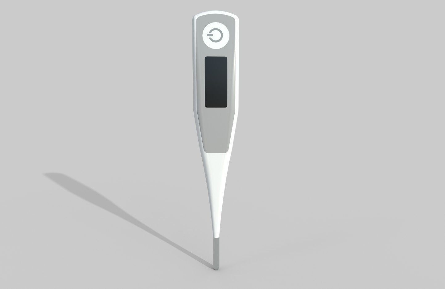 Digital Thermometer M8 Low-poly 3D model_19