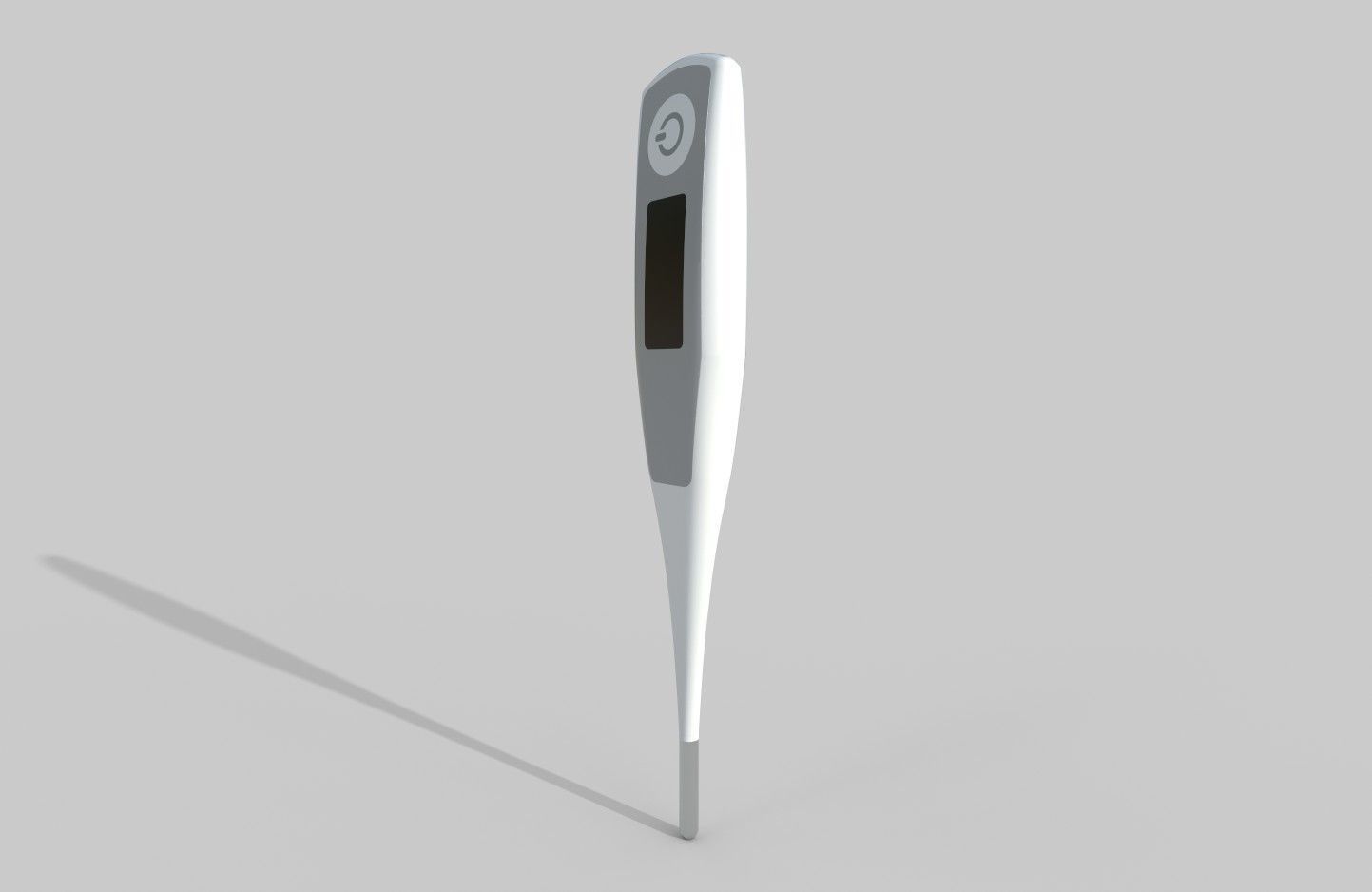 Digital Thermometer M8 Low-poly 3D model_21
