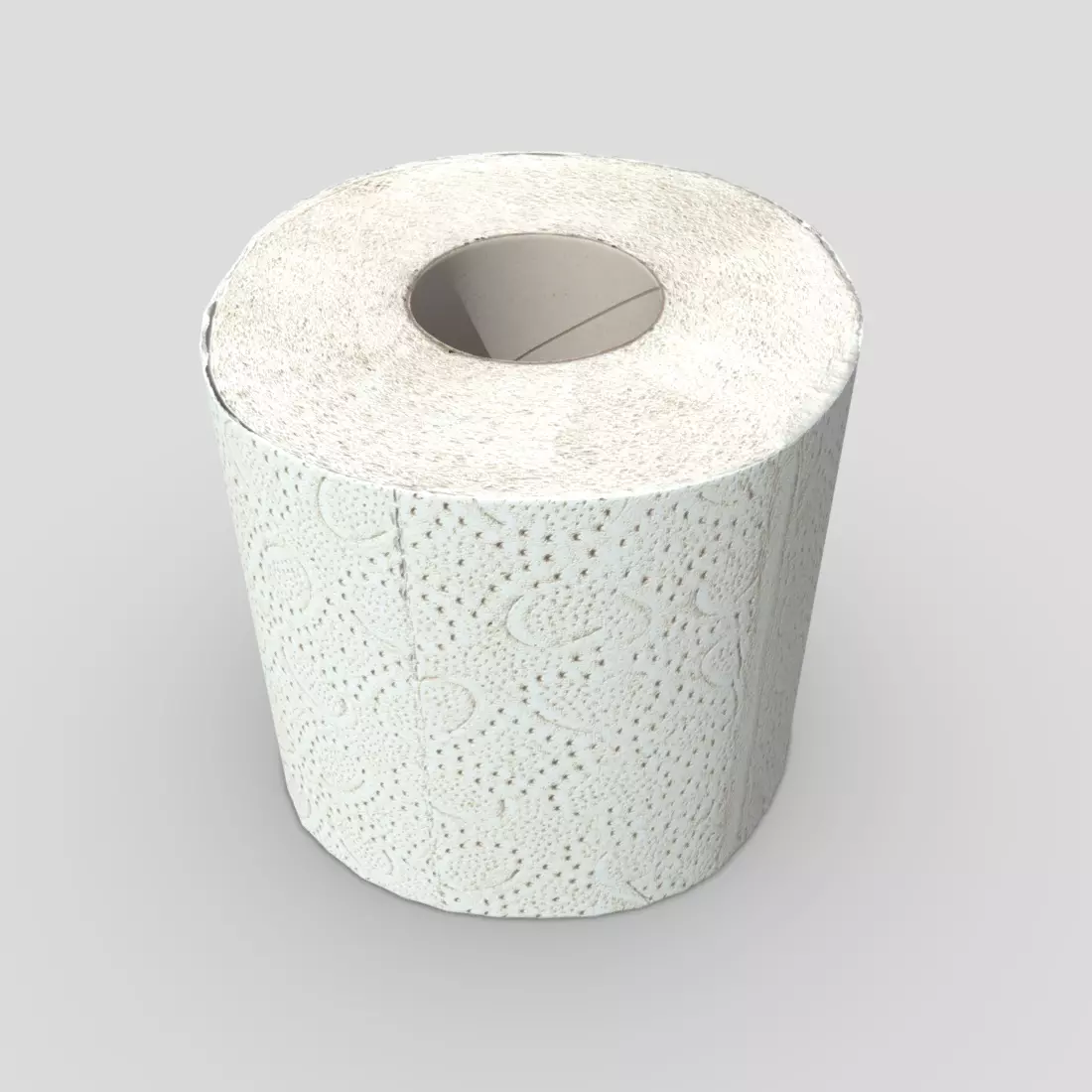 CC0 - toilet Paper Roll Free low-poly 3D model