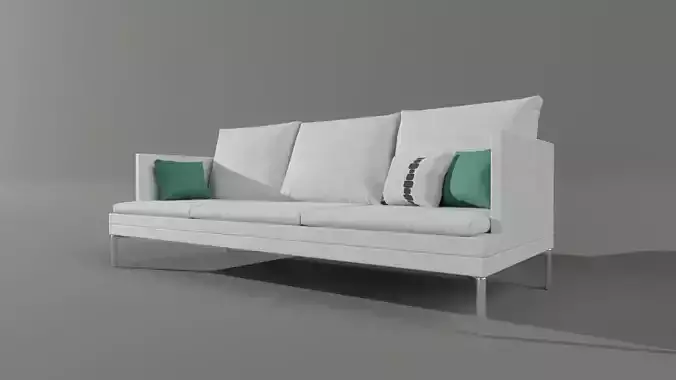 Modern leather sofa