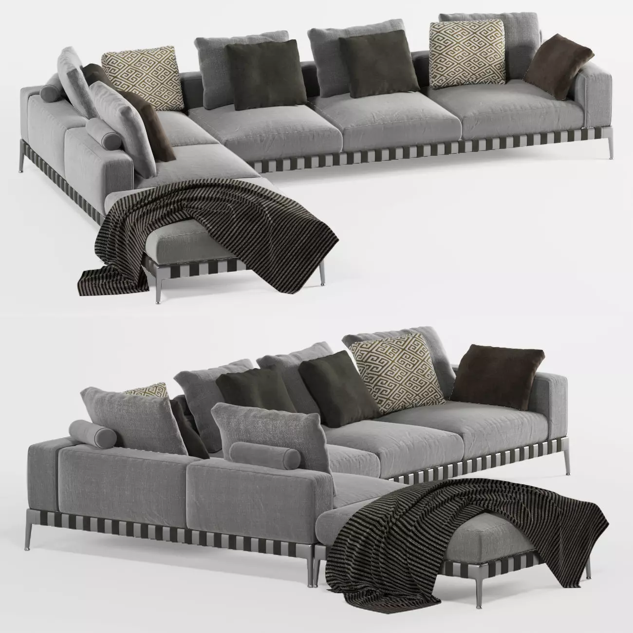 Flexform gregory Sofa 3D model