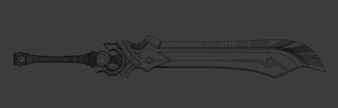 Prototype Archaic - Genshin Impact 3D model_1