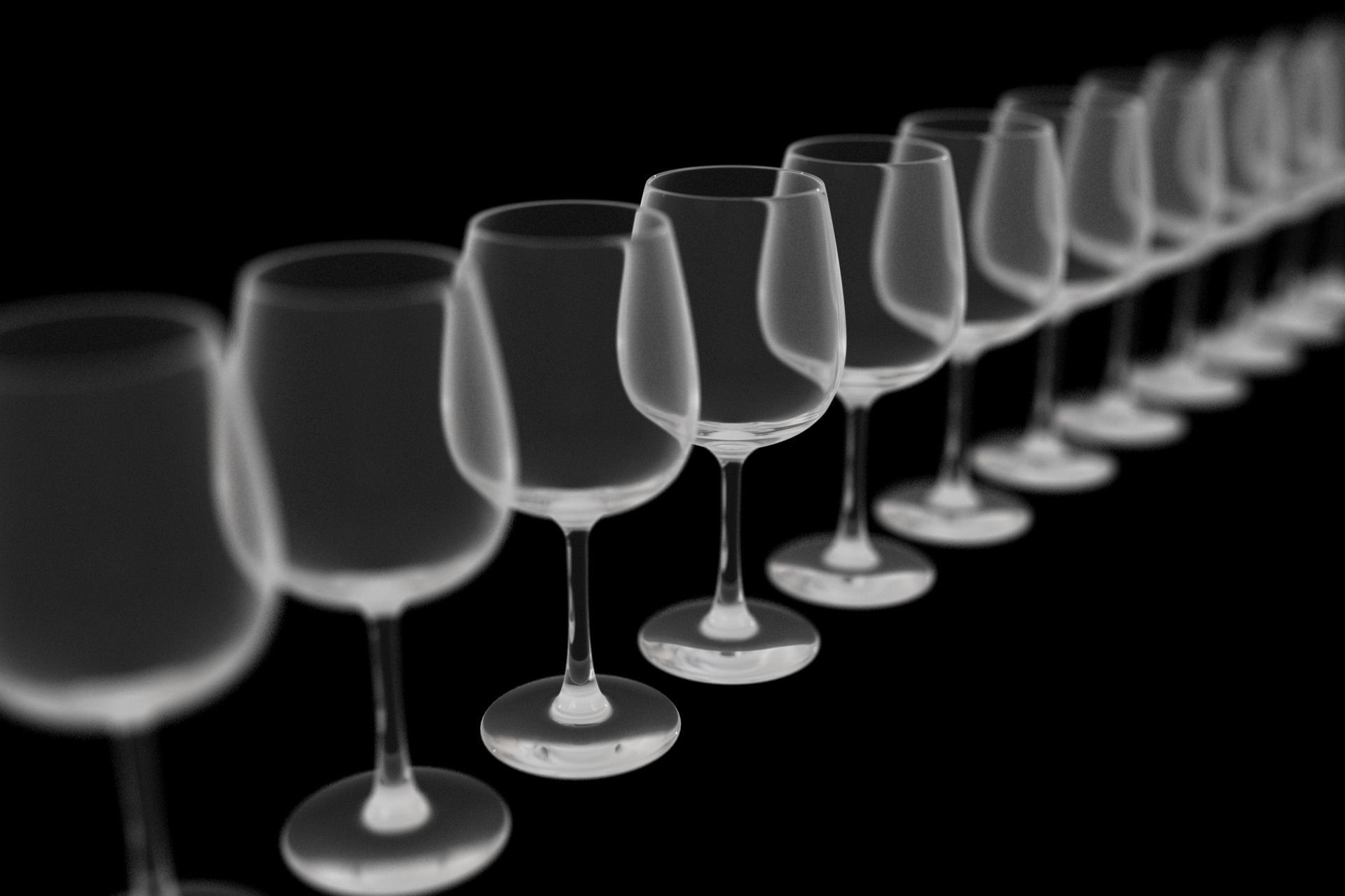 Wine Glass 3D model_4