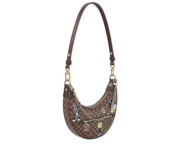 Louis Vuitton Loop Baguette Bag Damier Ebene Low-poly 3D model