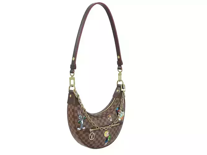 Louis Vuitton Loop Baguette Bag Damier Ebene