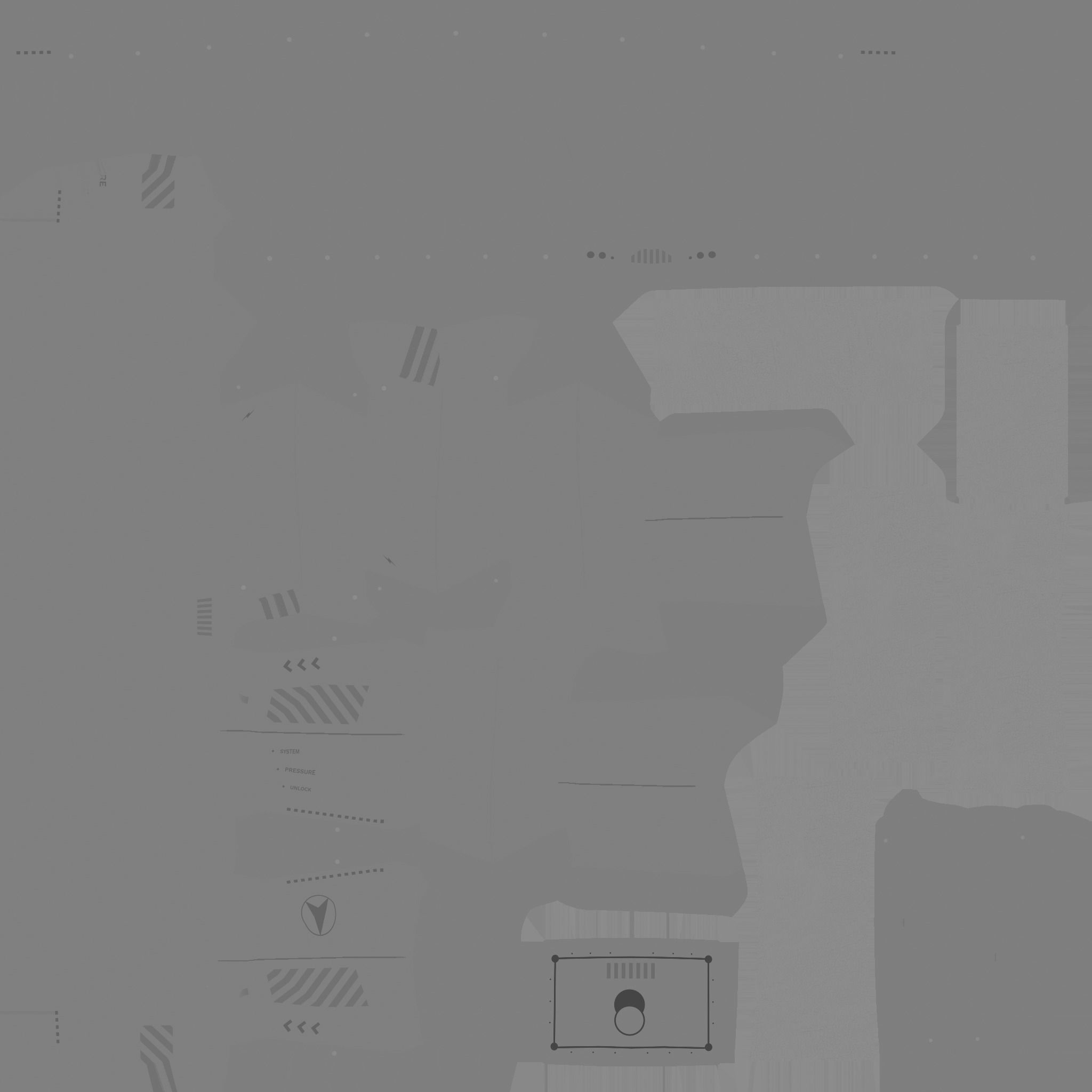 SciFi Glasses C01 Black Green - Character Design Fashion Low-poly 3D model_20