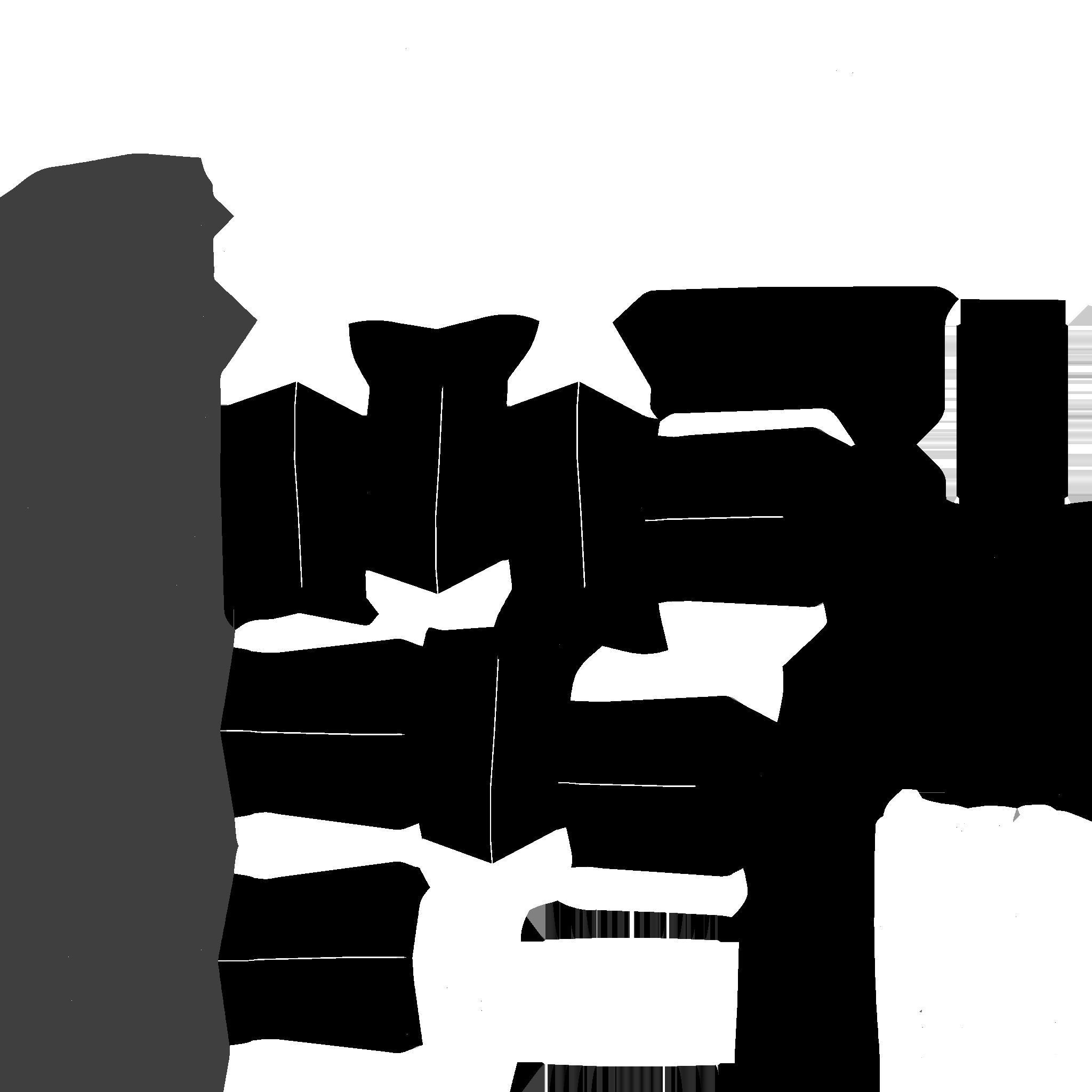 SciFi Glasses C03 Black Metal - Character Design Fashion Low-poly 3D model_21