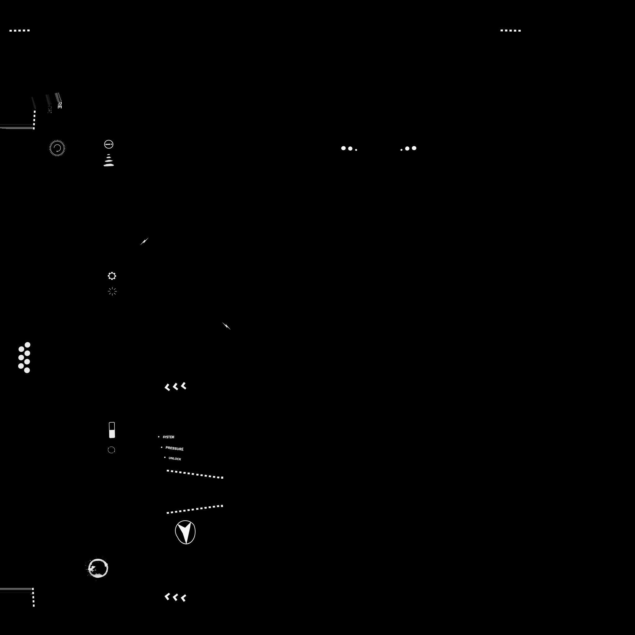 SciFi Glasses C03 Black Metal - Character Design Fashion Low-poly 3D model_19