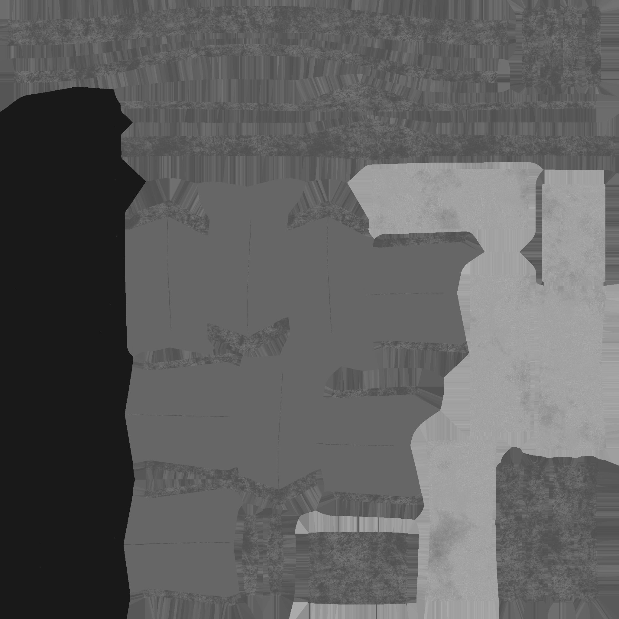 SciFi Glasses C03 Black Metal - Character Design Fashion Low-poly 3D model_24