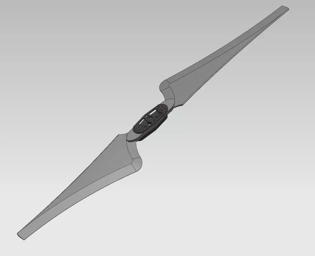 Malah propeller Free low-poly 3D model_0