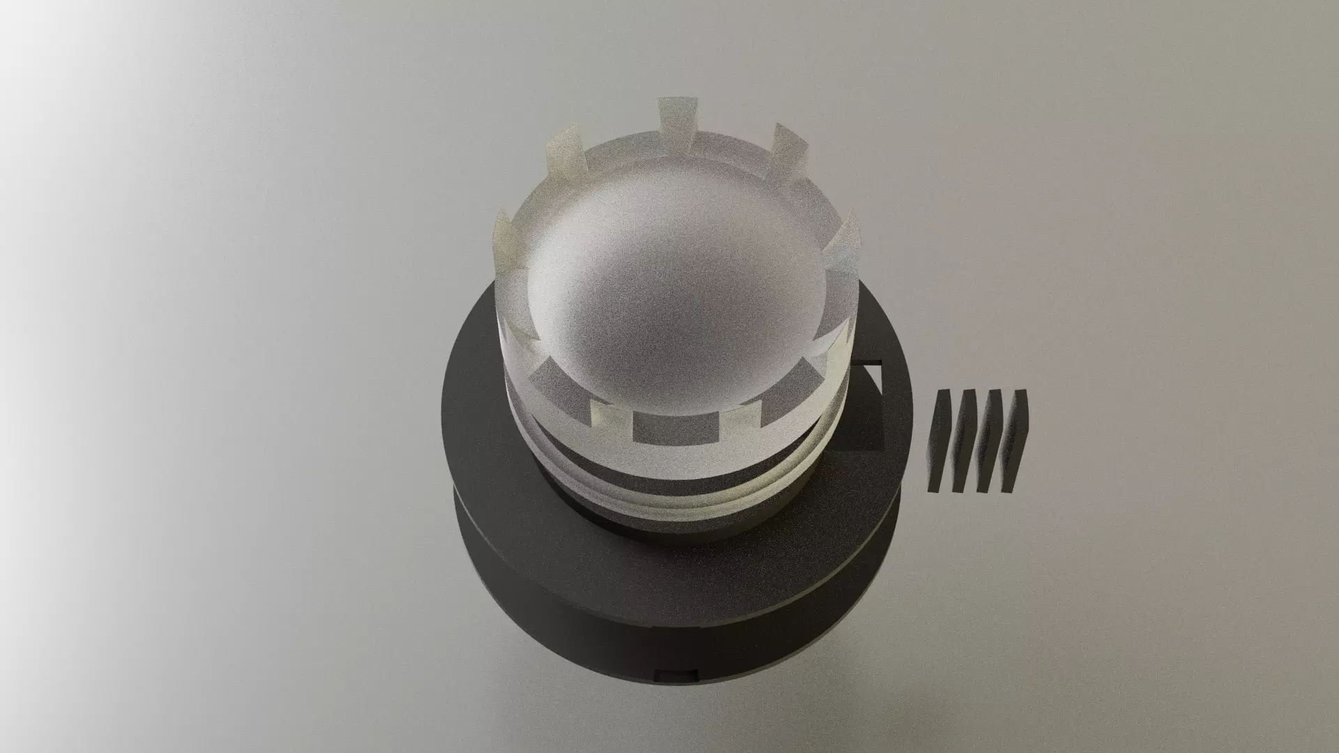 illuminated podium 3D print model