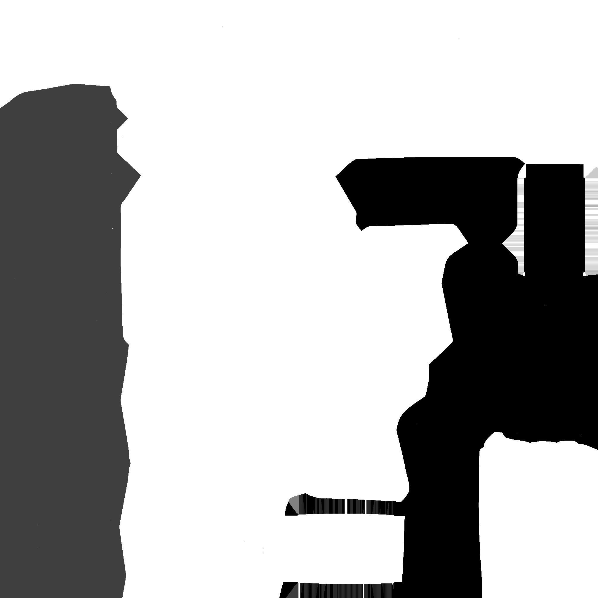 SciFi Glasses C04 Blue - Character Design Fashion Low-poly 3D model_21